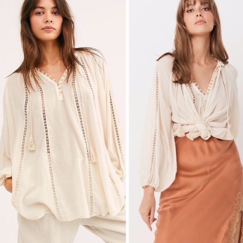 RESERVED FOR TRADE Spell and The Gypsy Collective  Loves Me Not Blouse Ivory S
